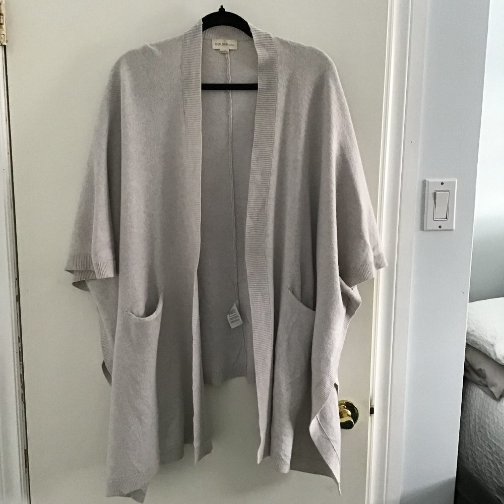 ARITZIA Golden by TNA Roohan Grey Knit Oversized Cardigan Size XXS/XS